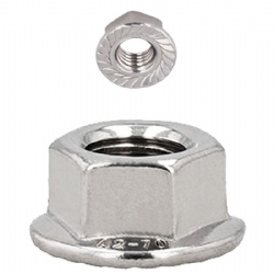 Serrated Flange Nut DIN 6923 Stainless Steel A2