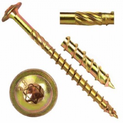 Large Wafer Head with Torx Heavy Duty Chipboard Screws